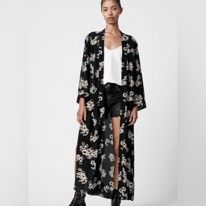 All Saints Carine Jasmine Kimono xs/s